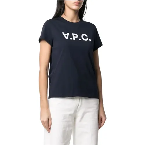APC Damen Baumwoll T-Shirt , Damen, Größe: S - A.p.c. - Modalova