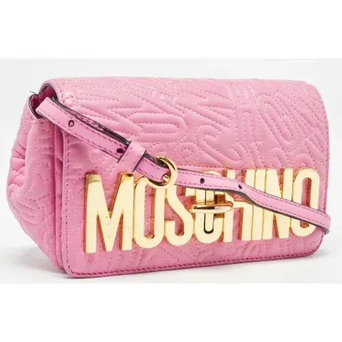 Pre-owned Leder schultertasche - Moschino Pre-Owned - Modalova