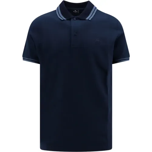 Polo Shirt with Pegaso Embroidery , male, Sizes: S, L, XL, 2XL, M - ETRO - Modalova