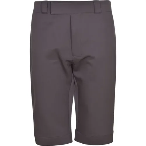 Casual Steel Grey Shorts , male, Sizes: XL - Prada - Modalova