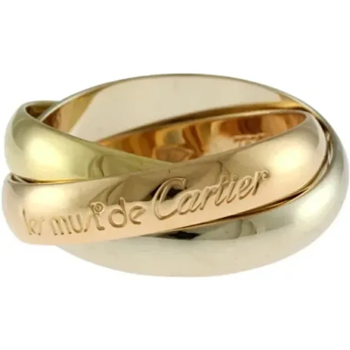 Pre-owned Gold rings , female, Sizes: ONE SIZE - Cartier Vintage - Modalova