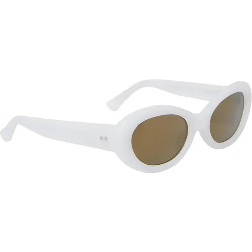 Ovale Sonnenbrille , unisex, Größe: ONE Size - Dries Van Noten - Modalova
