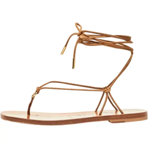 Pre-owned Wildleder sandals - Carolina Herrera Pre-owned - Modalova