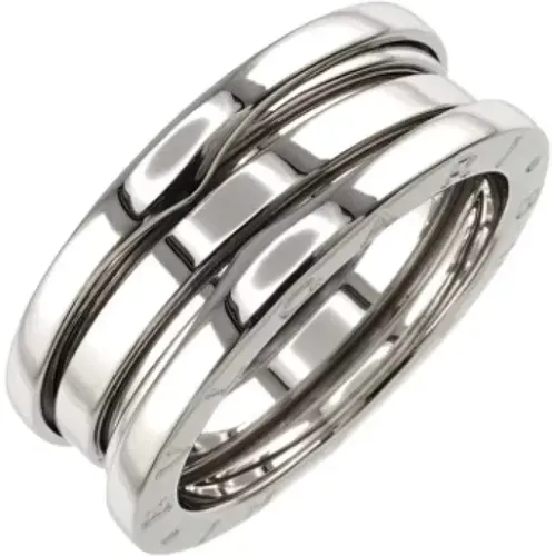 Pre-owned White Gold rings , female, Sizes: ONE SIZE - Bvlgari Vintage - Modalova