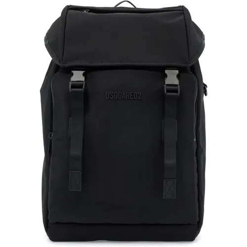 Stylish Urban Backpack , unisex, Sizes: ONE SIZE - Dsquared2 - Modalova