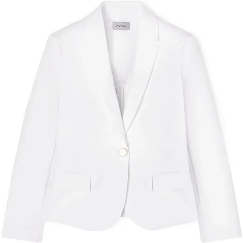 Kurzer einreihiger Blazer , Damen, Größe: XS - Motivi - Modalova