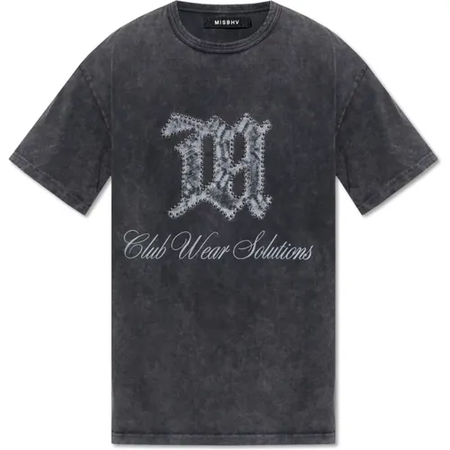 T-Shirt mit Logo , Herren, Größe: M - MISBHV - Modalova