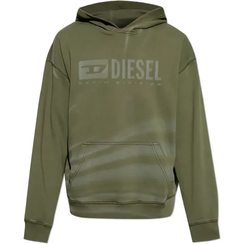 Sweatshirt S-Boxt-Hood-R9 , Herren, Größe: S - Diesel - Modalova