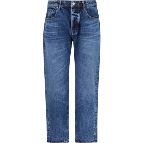 Loose Tapered Denim Jeans , Herren, Größe: W30 - Armani Exchange - Modalova