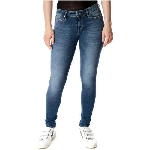 Spray Skinny Fit Midwaist Jeans , Damen, Größe: W30 L30 - Denham - Modalova