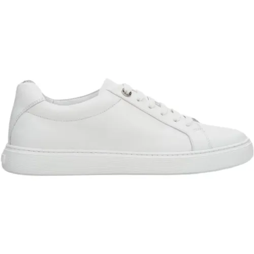 Weiße Damen Low-Top Sneakers aus echtem Leder Er00111149 - Estro - Modalova