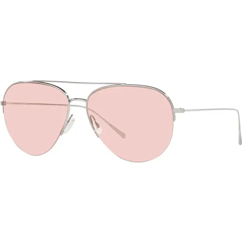 Silver/Rose Sunglasses Cleamons OV 1303St , female, Sizes: 60 MM - Oliver Peoples - Modalova
