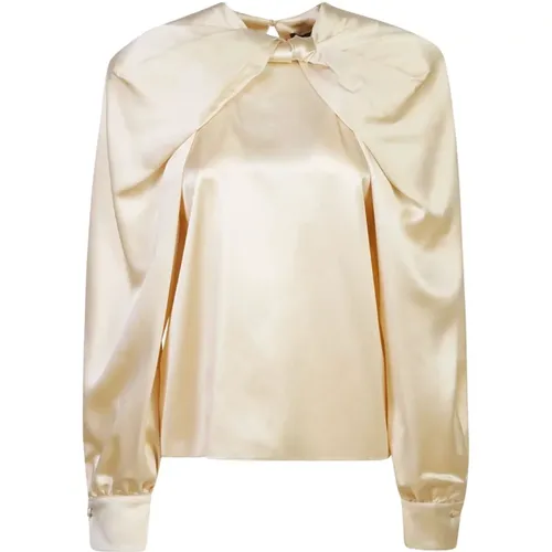 White Shirts for Women Aw24 , female, Sizes: S, M - Max Mara - Modalova