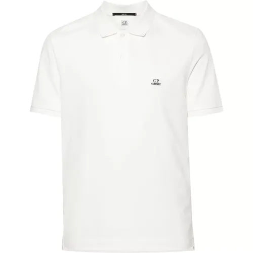 Logo Patch Polo Shirt , Herren, Größe: M - C.P. Company - Modalova