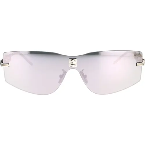 Contemporary 4Gem Sunglasses with Mirrored Silver Lenses , unisex, Sizes: ONE SIZE - Givenchy - Modalova