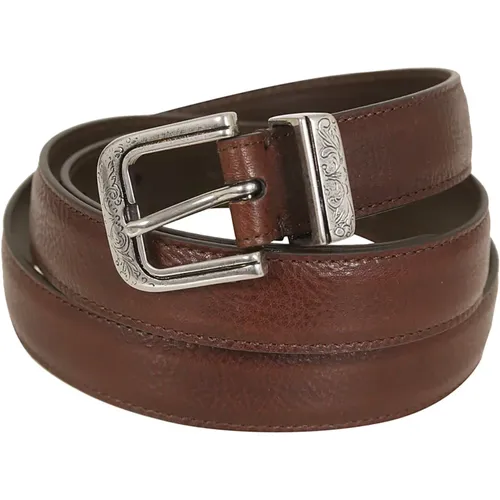 C8113 Leather Belt , male, Sizes: 100 CM - BRUNELLO CUCINELLI - Modalova
