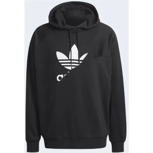 Printed Hooded Sweatshirt , male, Sizes: S, XS, L, XL - Adidas - Modalova