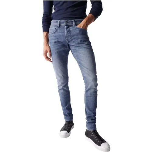 Slim-fit Jeans , male, Sizes: W30 L32 - Salsa - Modalova