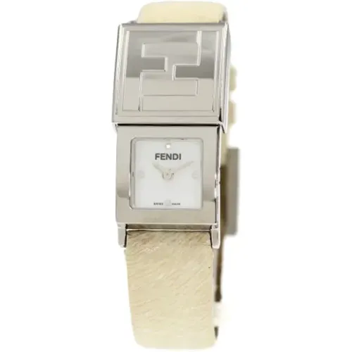 Pre-owned Stainless Steel watches , female, Sizes: ONE SIZE - Fendi Vintage - Modalova