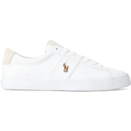 Weiße Sayer Canvas Sneaker Schuhe - Polo Ralph Lauren - Modalova