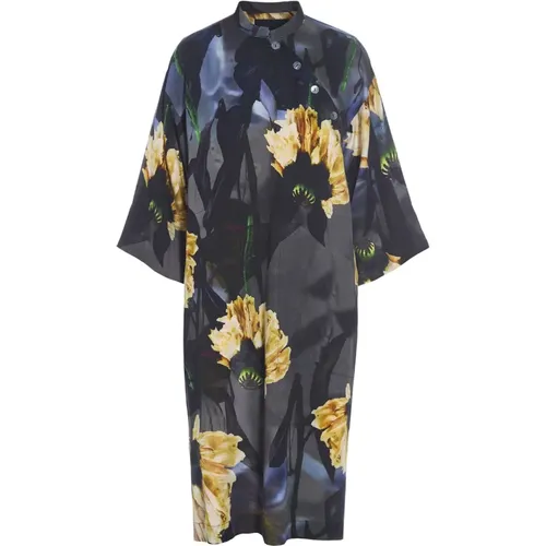 Oversize Jungle Poppy Dress , female, Sizes: L, M, S - Bitte Kai Rand - Modalova