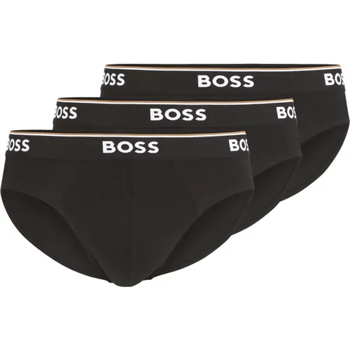 Stretch-Baumwoll-Slips mit elastischem Bund 3er-Pack , Herren, Größe: XL - Hugo Boss - Modalova