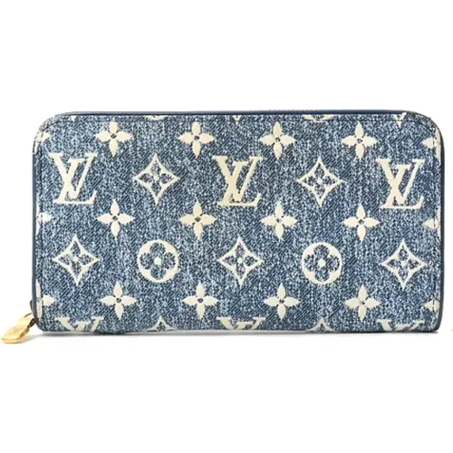 Pre-owned Denim wallets , male, Sizes: ONE SIZE - Louis Vuitton Vintage - Modalova