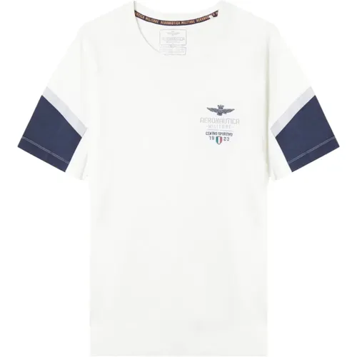 T-Shirts , male, Sizes: M, L, S, XL - aeronautica militare - Modalova