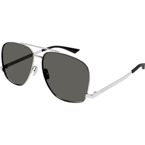 Caravan 653 Sunglasses in Black , female, Sizes: 59 MM - Saint Laurent - Modalova