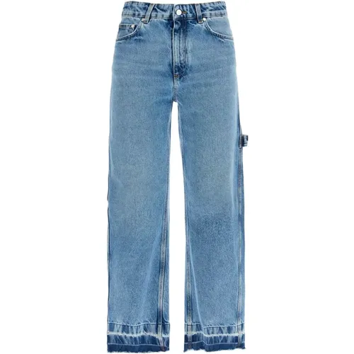 Vintage Barrel Jeans with Distressed Wash , female, Sizes: W27, W26, W28 - Stella Mccartney - Modalova