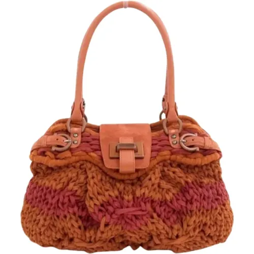 Pre-owned Wool handbags , female, Sizes: ONE SIZE - Salvatore Ferragamo Pre-owned - Modalova