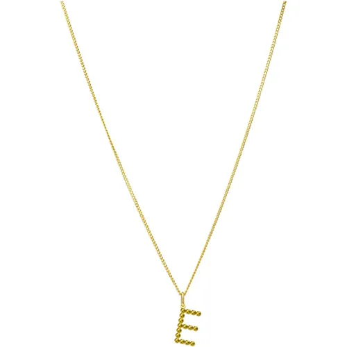 Bubble Letter Necklaces Gold , female, Sizes: ONE SIZE - Vedder & Vedder - Modalova