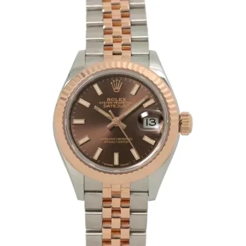 Pre-owned Rose Gold watches , female, Sizes: ONE SIZE - Rolex Vintage - Modalova