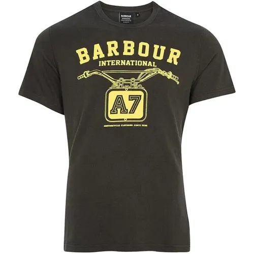 Legendary A7 Vintage Logo T-Shirt , male, Sizes: L - Barbour - Modalova