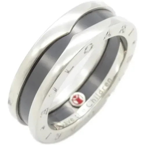 Pre-owned Silver rings , male, Sizes: ONE SIZE - Bvlgari Vintage - Modalova