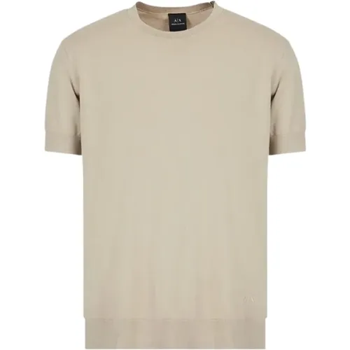 Basic T-Shirt , Herren, Größe: 2XL - Armani Exchange - Modalova