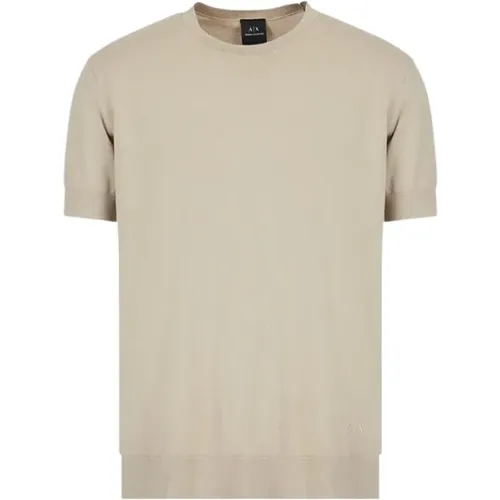 Basic T-Shirt , Herren, Größe: XL - Armani Exchange - Modalova