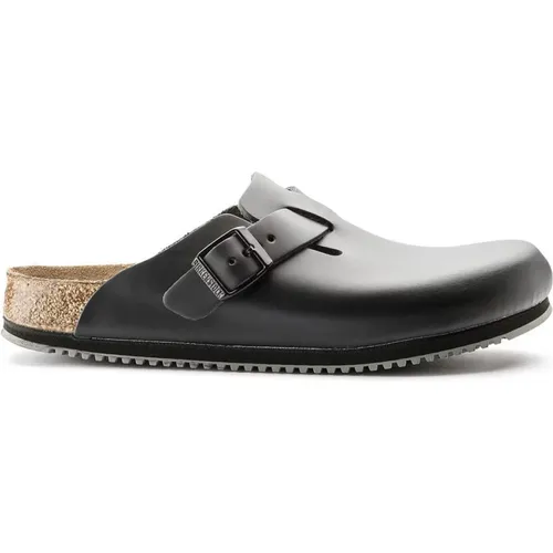 Klassischer Lederclog , Herren, Größe: 45 EU - Birkenstock - Modalova