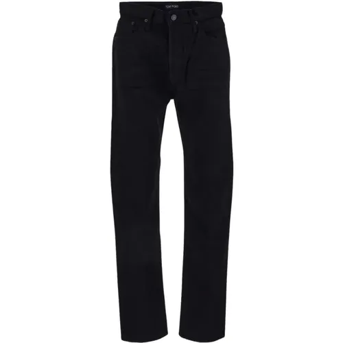 Schwarze Jeans mit Seitentaschen - Tom Ford - Modalova
