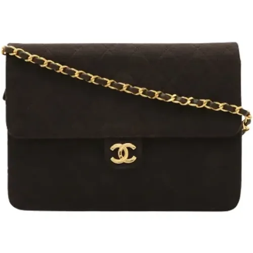 Pre-owned Cotton chanel-bags , female, Sizes: ONE SIZE - Chanel Vintage - Modalova