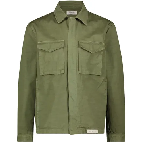 Summer Jacket with Pockets , male, Sizes: XL, M, L - Tela Genova - Modalova