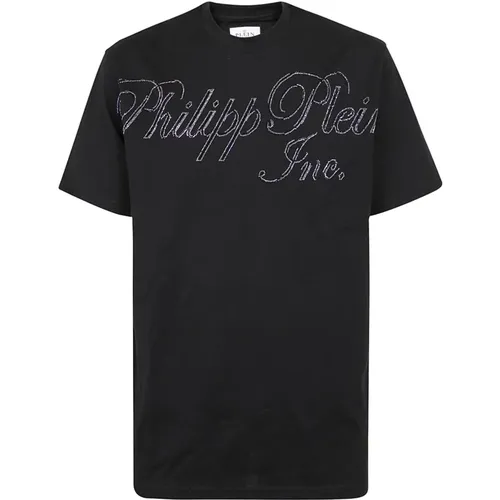 Men's Clothing T-Shirts & Polos Ss24 , male, Sizes: L - Philipp Plein - Modalova