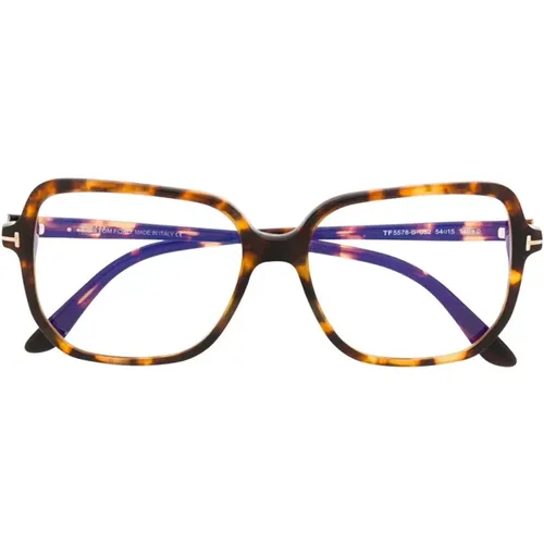 Havana Optical Frame Stylish Design , female, Sizes: 54 MM - Tom Ford - Modalova