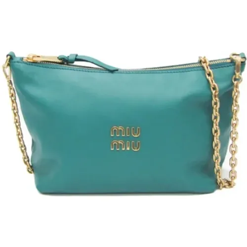 Pre-owned Leder schultertasche - Miu Miu Pre-owned - Modalova