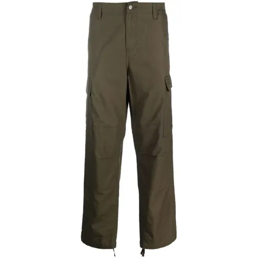 Grüne Cargo Hose mit Mehreren Taschen , Herren, Größe: W30 - Carhartt WIP - Modalova