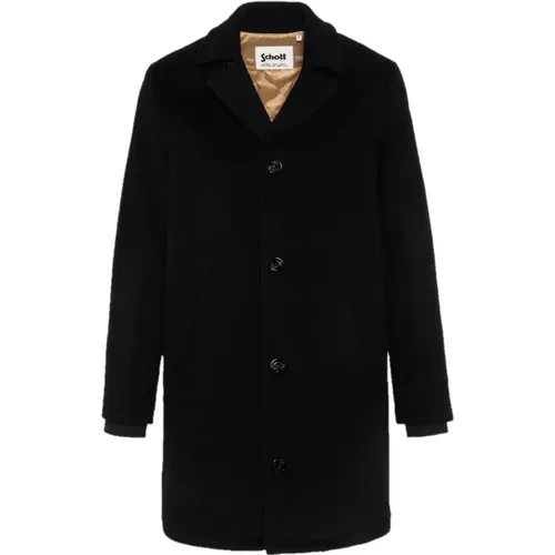 Long Coat Miles2 Style , male, Sizes: XL, 2XL, M, S, L - Schott NYC - Modalova