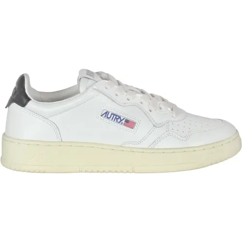 Leather Sneakers Medalist Style , female, Sizes: 3 UK, 5 UK, 4 UK, 6 UK - Autry - Modalova