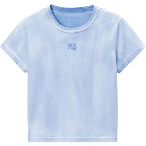 Hellblaue T-Shirts und Polos - alexander wang - Modalova