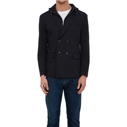 Stylish Men`s Light Jacket , male, Sizes: M - Emporio Armani - Modalova