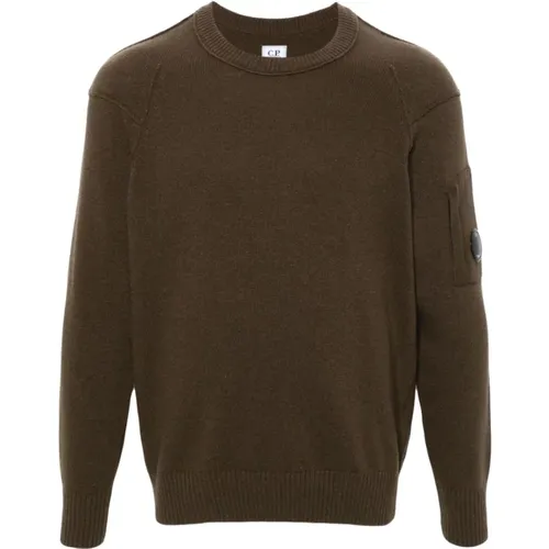 Crew Neck Knit Sweater , Herren, Größe: 2XL - C.P. Company - Modalova